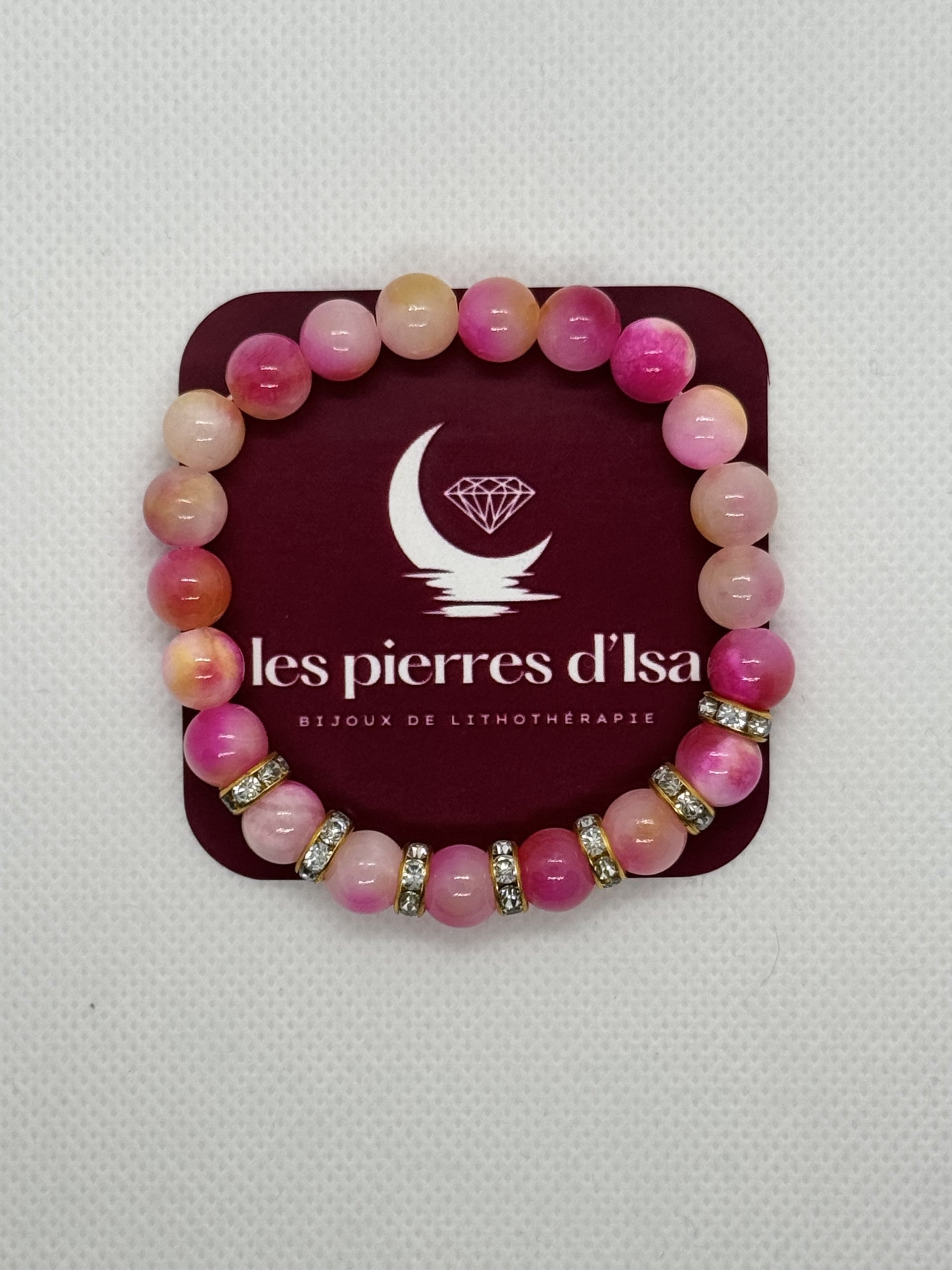 Bracelet Agathe rose
