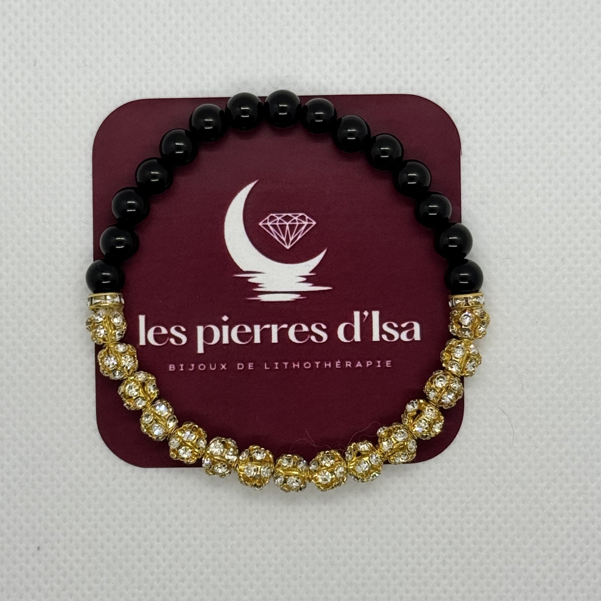 Bracelet Agathe noire