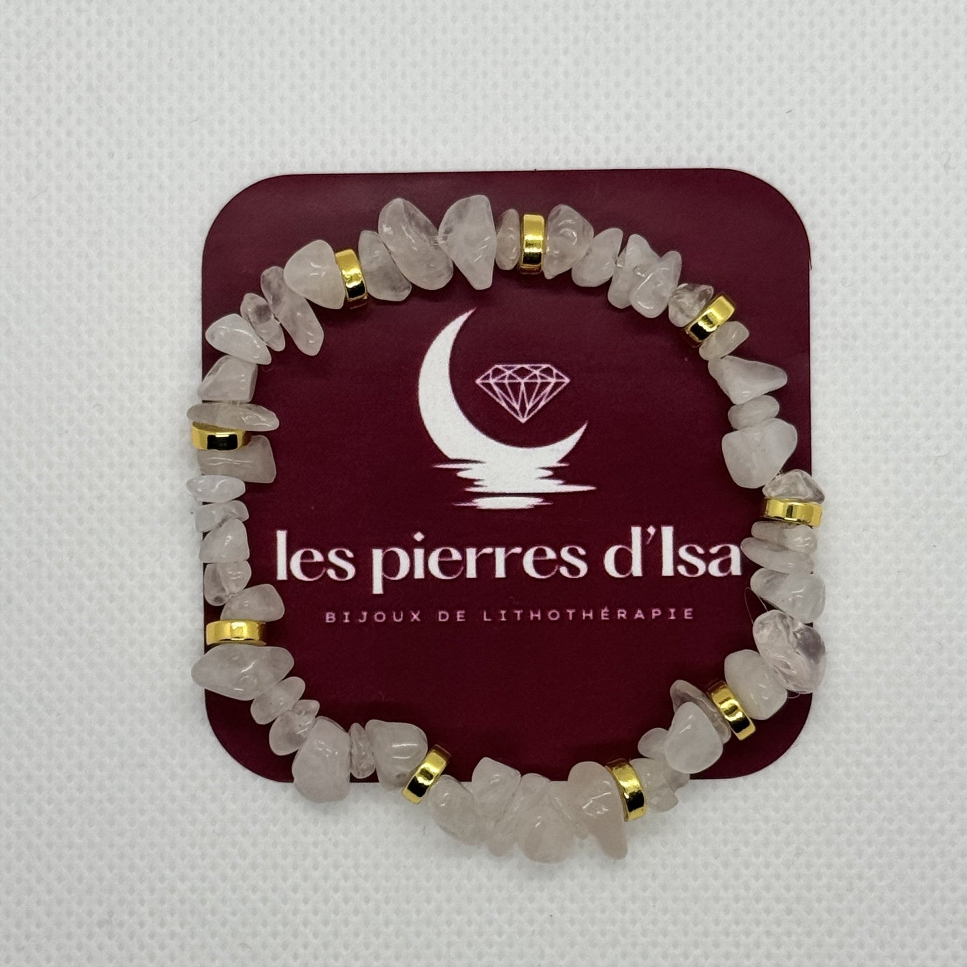 Bracelet Quartz rose