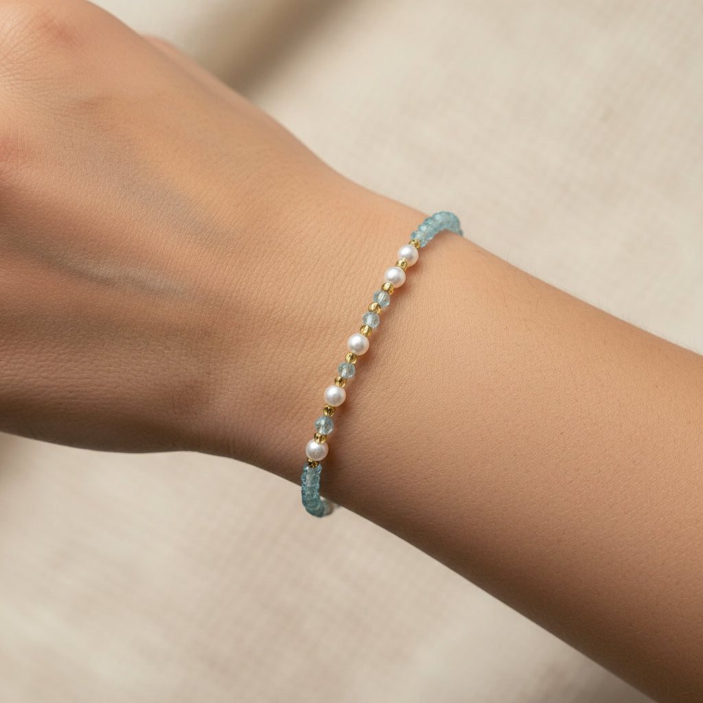 Bracelet Topaze facetté