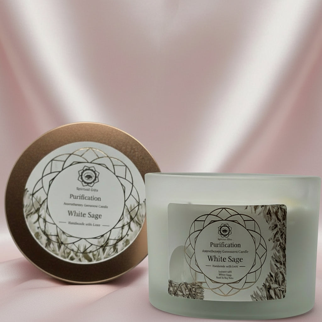Bougie Sauge Blanche "Purification"