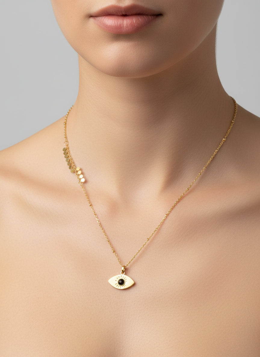 Collier Tourmaline Noire