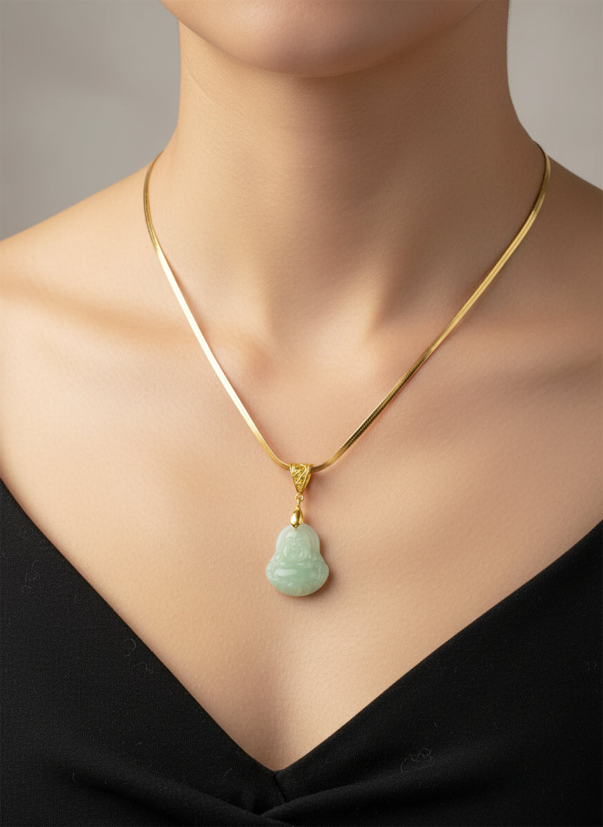 Collier en Jade "Bouddah"