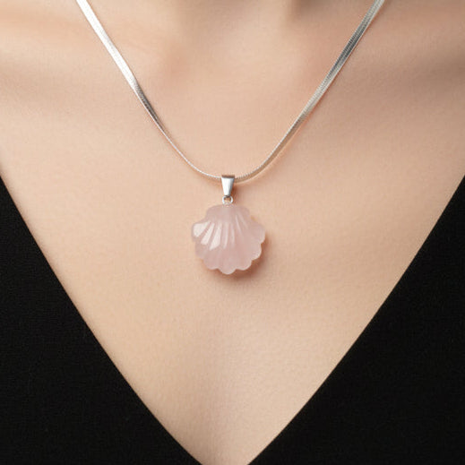 Collier Quartz Rose