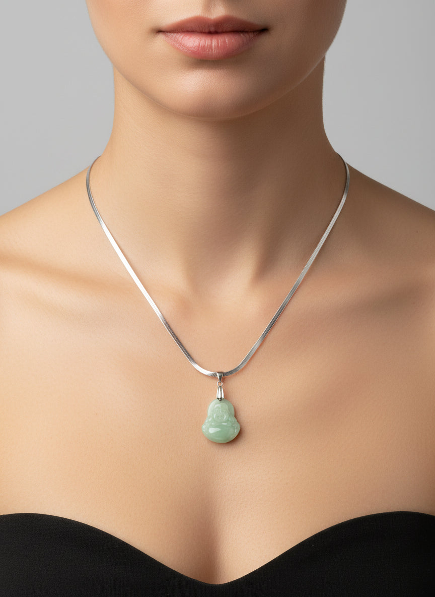 Collier en Jade "Bouddha"