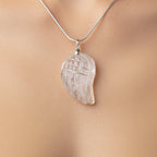 Collier Quartz Blanc "Ange"