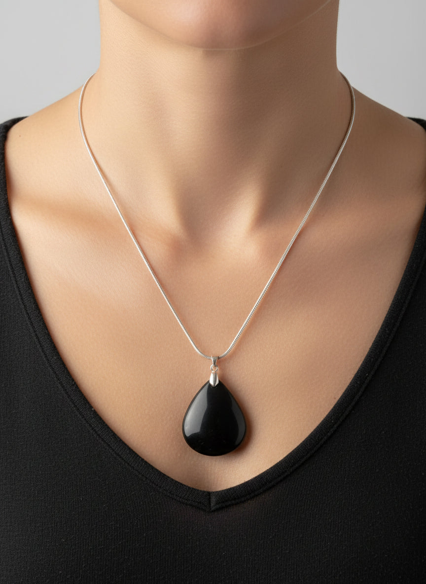 Collier Obsidienne Noire
