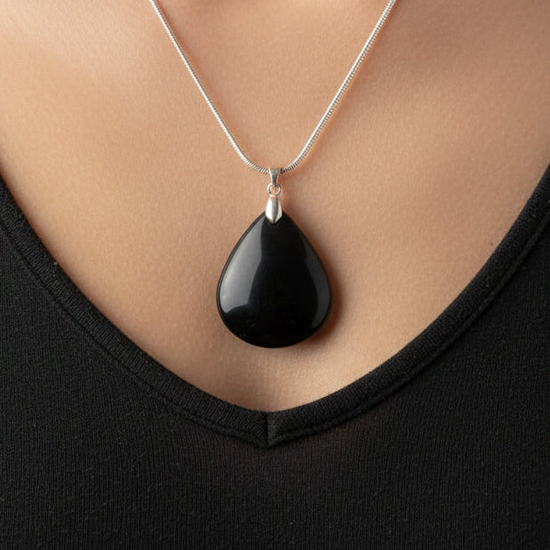 Collier Obsidienne Noire