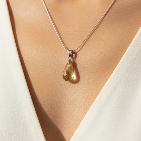 Collier en Citrine