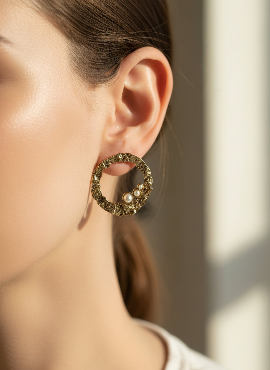 Boucles d'oreilles Perles d'eau Douce